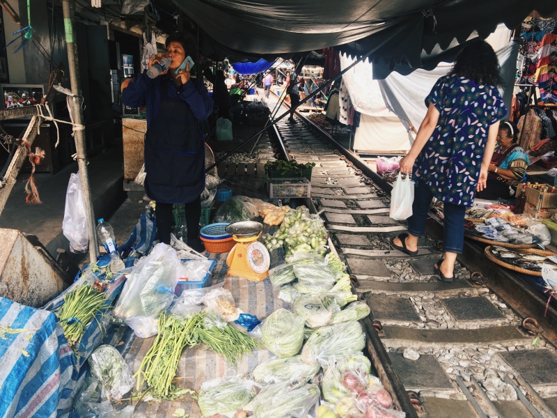Maeklong Railway Market ตลาดแม่กลอง, Bangkok, Thailand