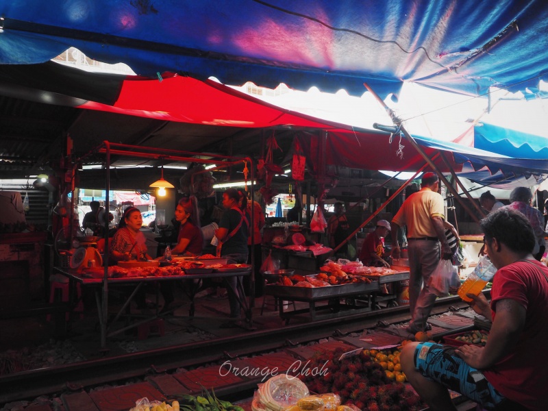 Maeklong Railway Market ตลาดแม่กลอง, Bangkok, Thailand